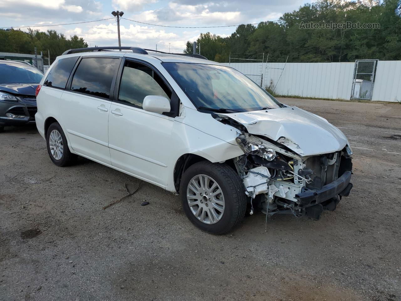 2010 Toyota Sienna Xle Белый vin: 5TDYK4CC7AS316116