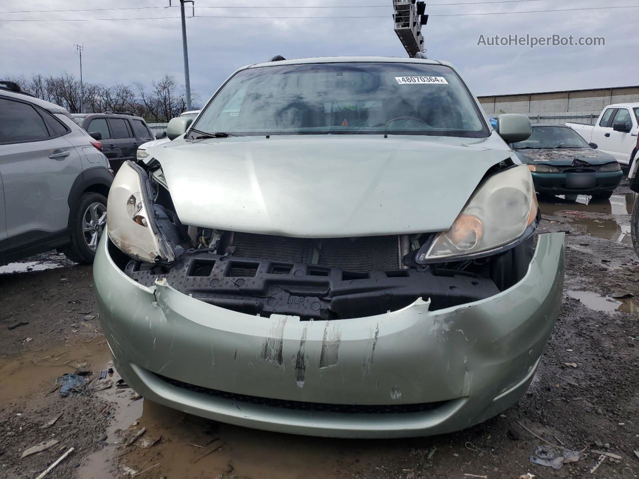 2010 Toyota Sienna Xle Green vin: 5TDYK4CC7AS329738