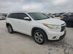 2016 Toyota Highlander Limited White vin: 5TDYKRFH2GS185786