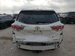 2016 Toyota Highlander Limited White vin: 5TDYKRFH2GS185786