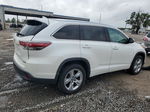 2016 Toyota Highlander Limited White vin: 5TDYKRFH7GS172080