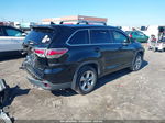 2016 Toyota Highlander Limited Platinum V6 Black vin: 5TDYKRFH8GS141078