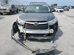 2016 Toyota Highlander Limited Серый vin: 5TDYKRFH9GS157810