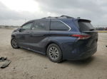 2022 Toyota Sienna Xle Синий vin: 5TDYRKEC0NS132901