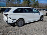 2022 Toyota Sienna Xle White vin: 5TDYRKEC1NS080291