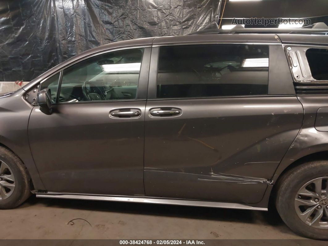 2022 Toyota Sienna Xle Серый vin: 5TDYRKEC1NS087077