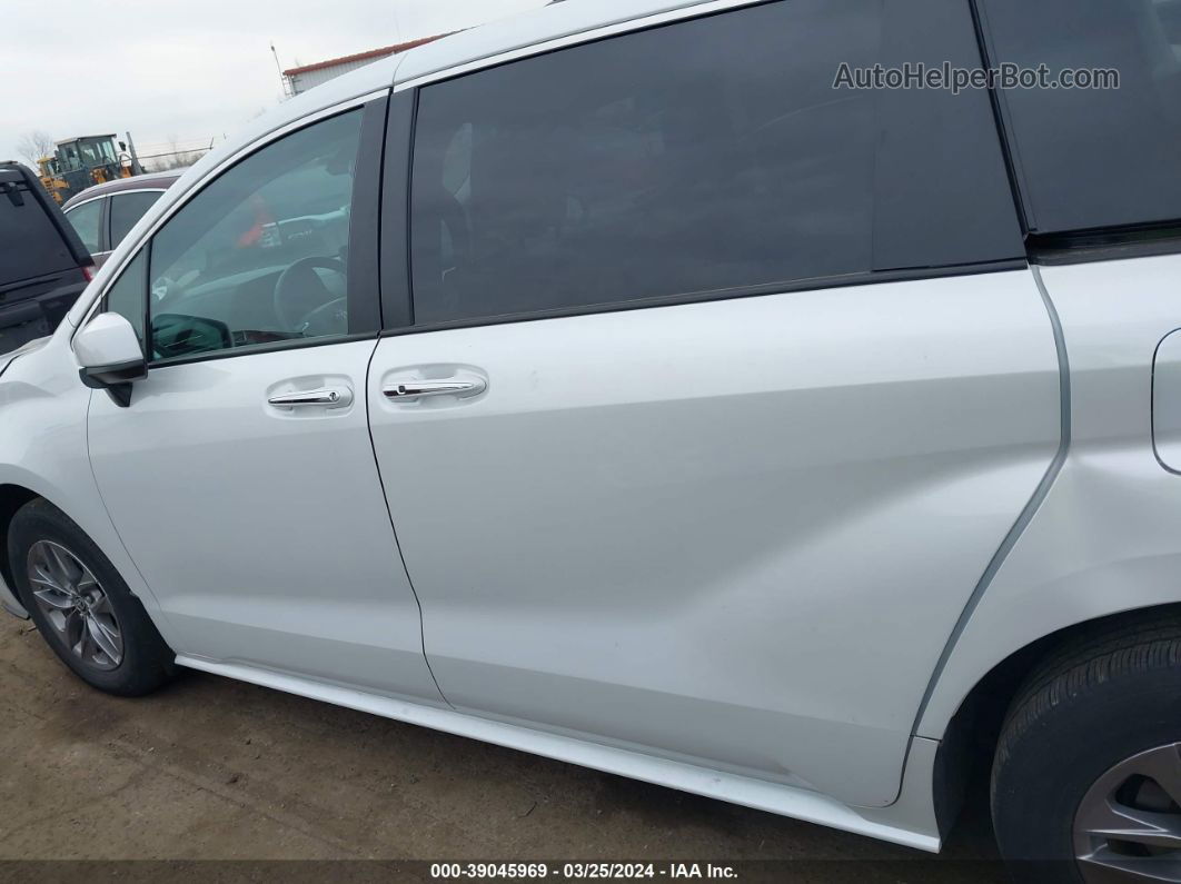 2022 Toyota Sienna Xle Белый vin: 5TDYRKEC2NS133385