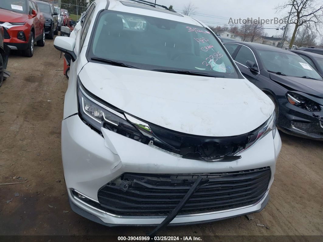 2022 Toyota Sienna Xle Белый vin: 5TDYRKEC2NS133385