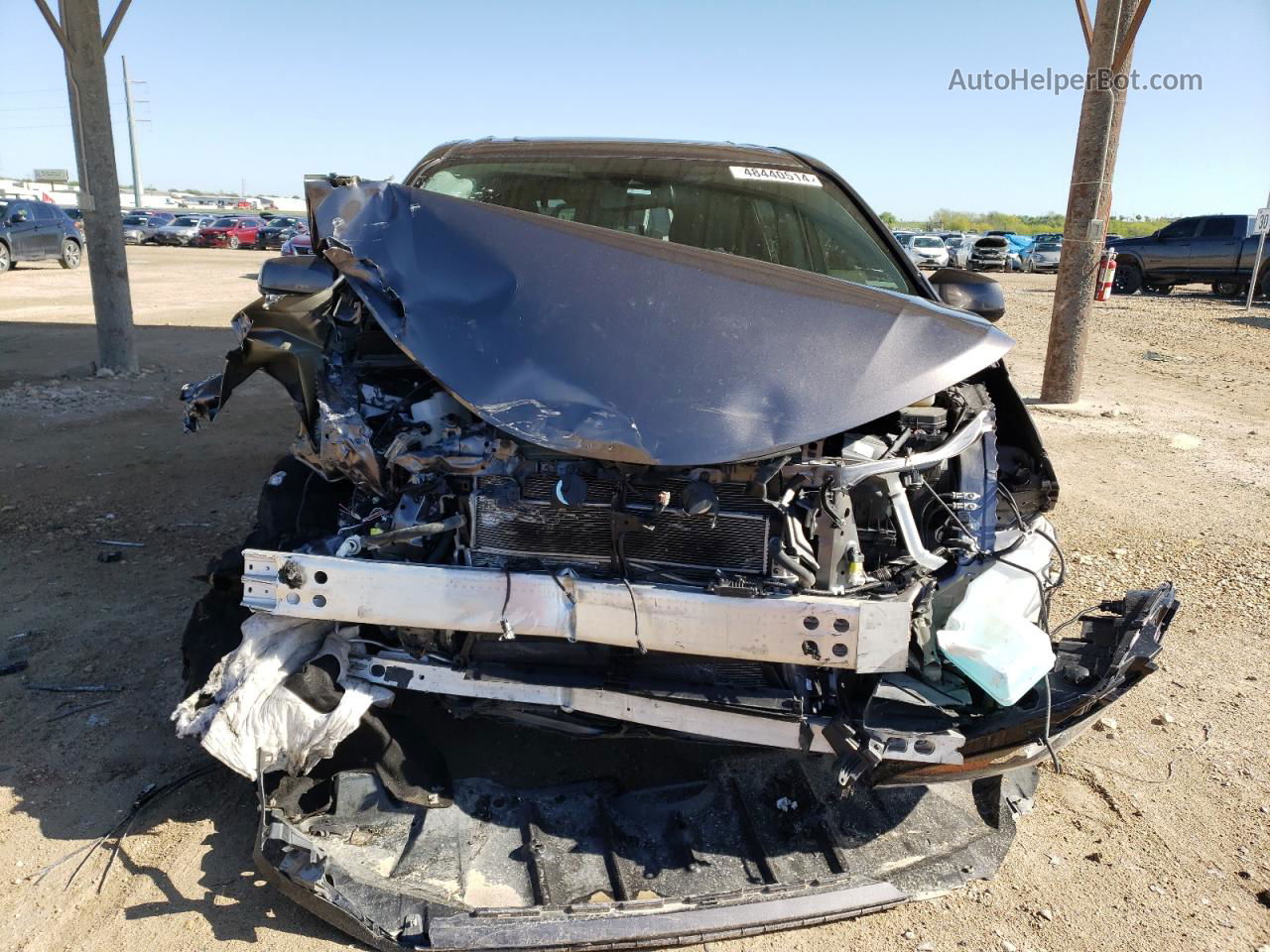 2022 Toyota Sienna Xle Gray vin: 5TDYRKEC3NS105787