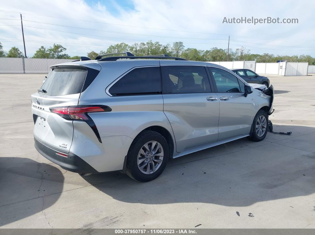 2022 Toyota Sienna Xle Gray vin: 5TDYRKEC3NS111282