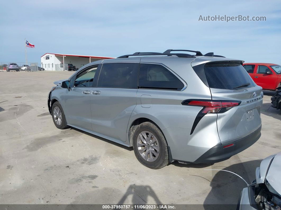 2022 Toyota Sienna Xle Gray vin: 5TDYRKEC3NS111282