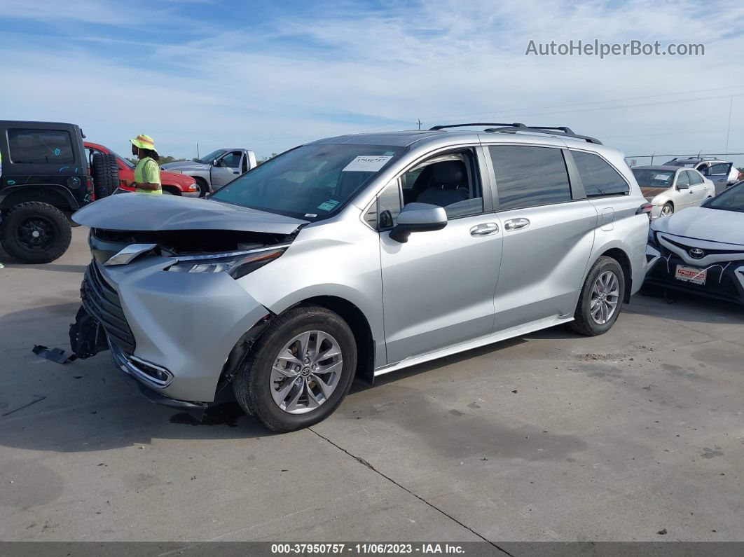 2022 Toyota Sienna Xle Gray vin: 5TDYRKEC3NS111282