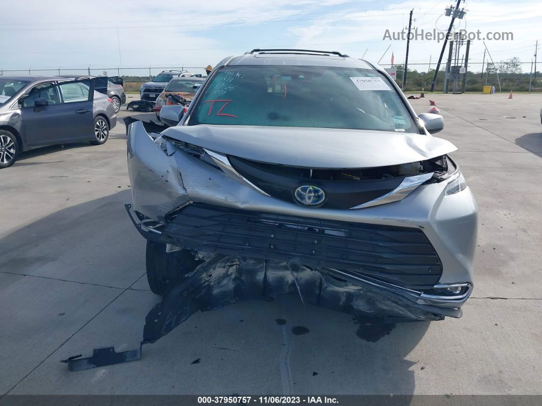 2022 Toyota Sienna Xle Gray vin: 5TDYRKEC3NS111282