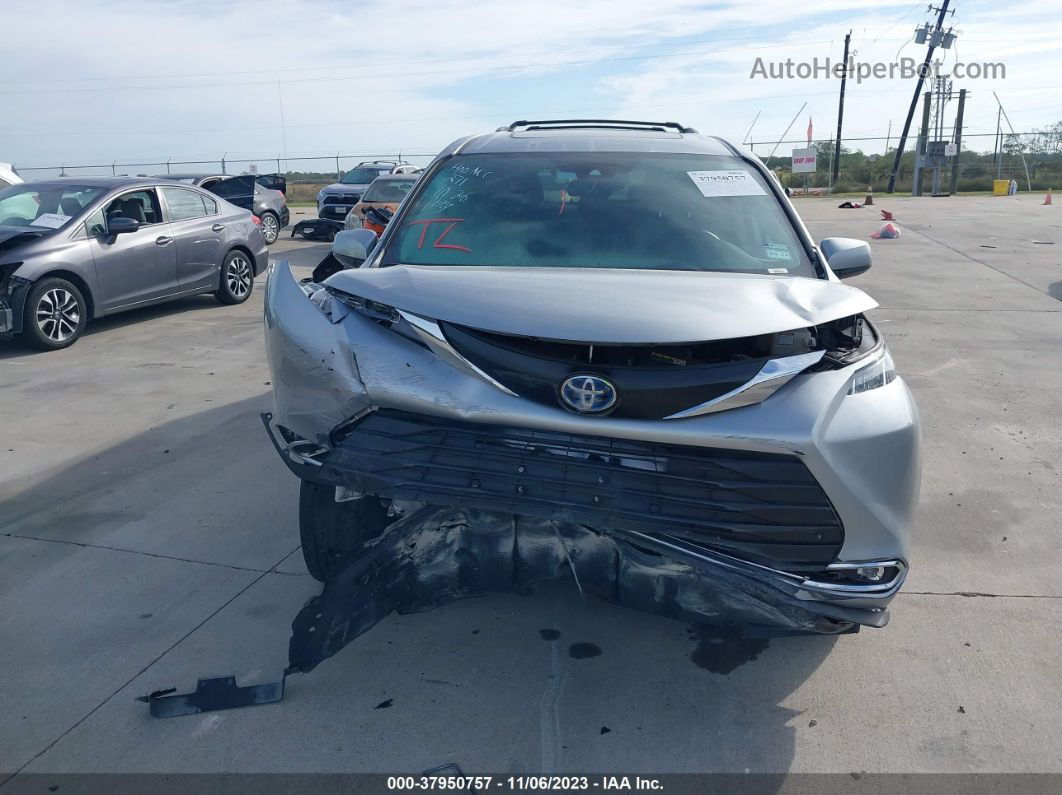 2022 Toyota Sienna Xle Gray vin: 5TDYRKEC3NS111282