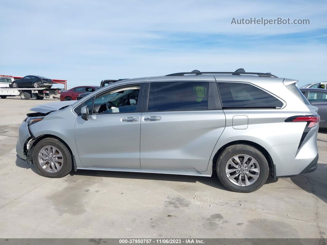 2022 Toyota Sienna Xle Gray vin: 5TDYRKEC3NS111282