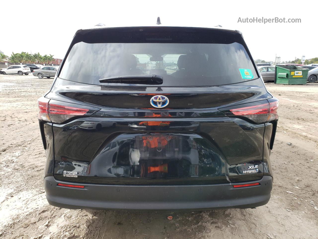 2022 Toyota Sienna Xle Black vin: 5TDYRKEC4NS102106