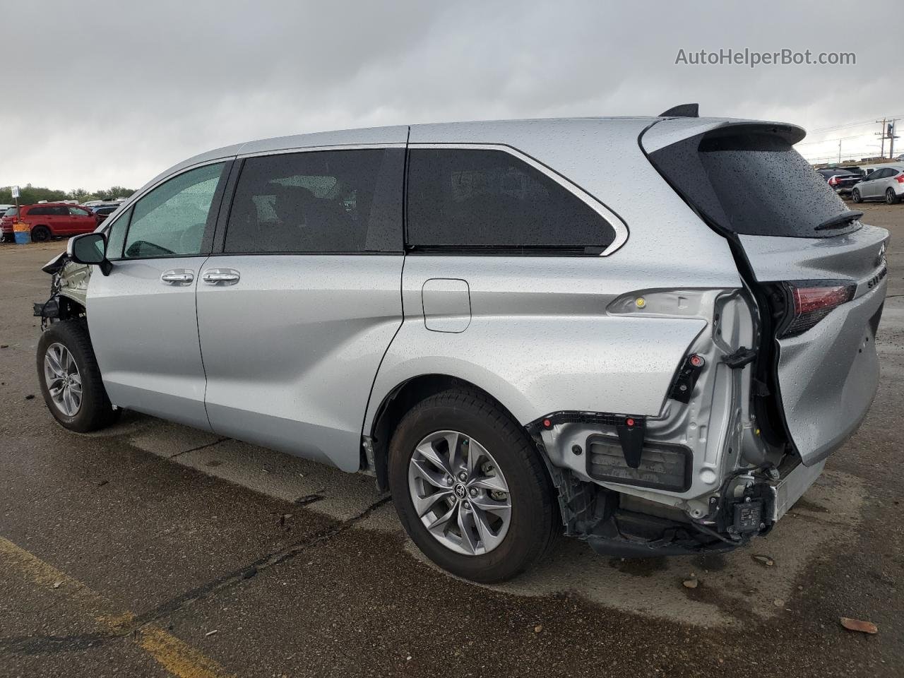 2022 Toyota Sienna Xle Silver vin: 5TDYRKEC4NS130603