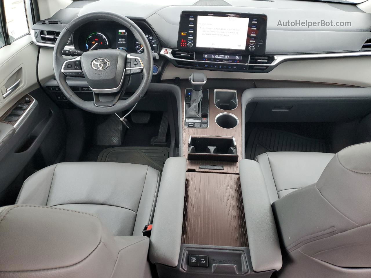 2022 Toyota Sienna Xle Серебряный vin: 5TDYRKEC4NS130603