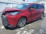 2022 Toyota Sienna Xle Maroon vin: 5TDYRKEC4NS131153