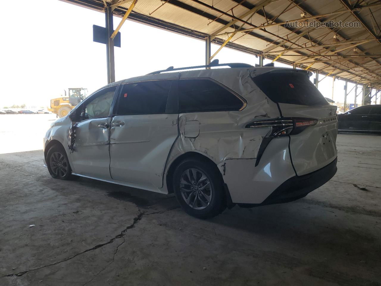 2022 Toyota Sienna Xle Белый vin: 5TDYRKEC5NS091360