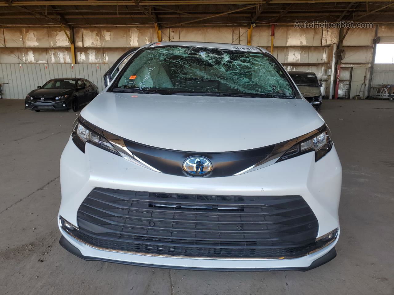 2022 Toyota Sienna Xle Белый vin: 5TDYRKEC5NS091360