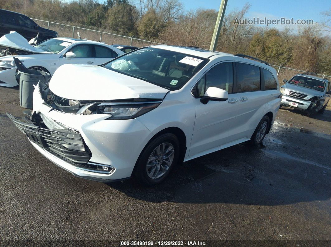 2022 Toyota Sienna Xle Белый vin: 5TDYRKEC5NS093724