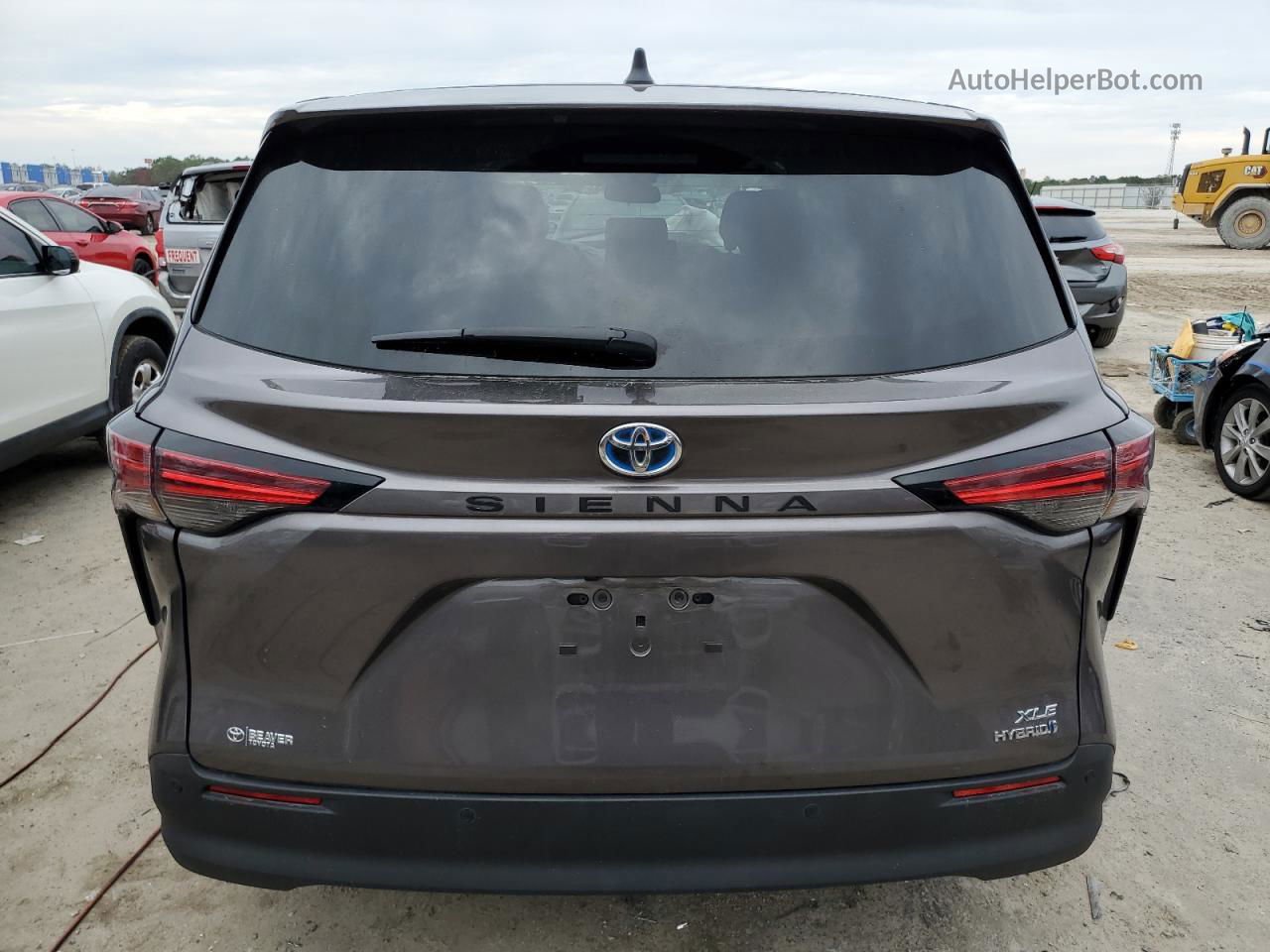 2022 Toyota Sienna Xle Gray vin: 5TDYRKEC5NS127239