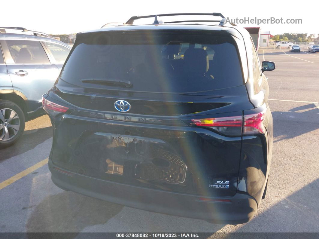 2022 Toyota Sienna Xle Black vin: 5TDYRKEC7NS109115