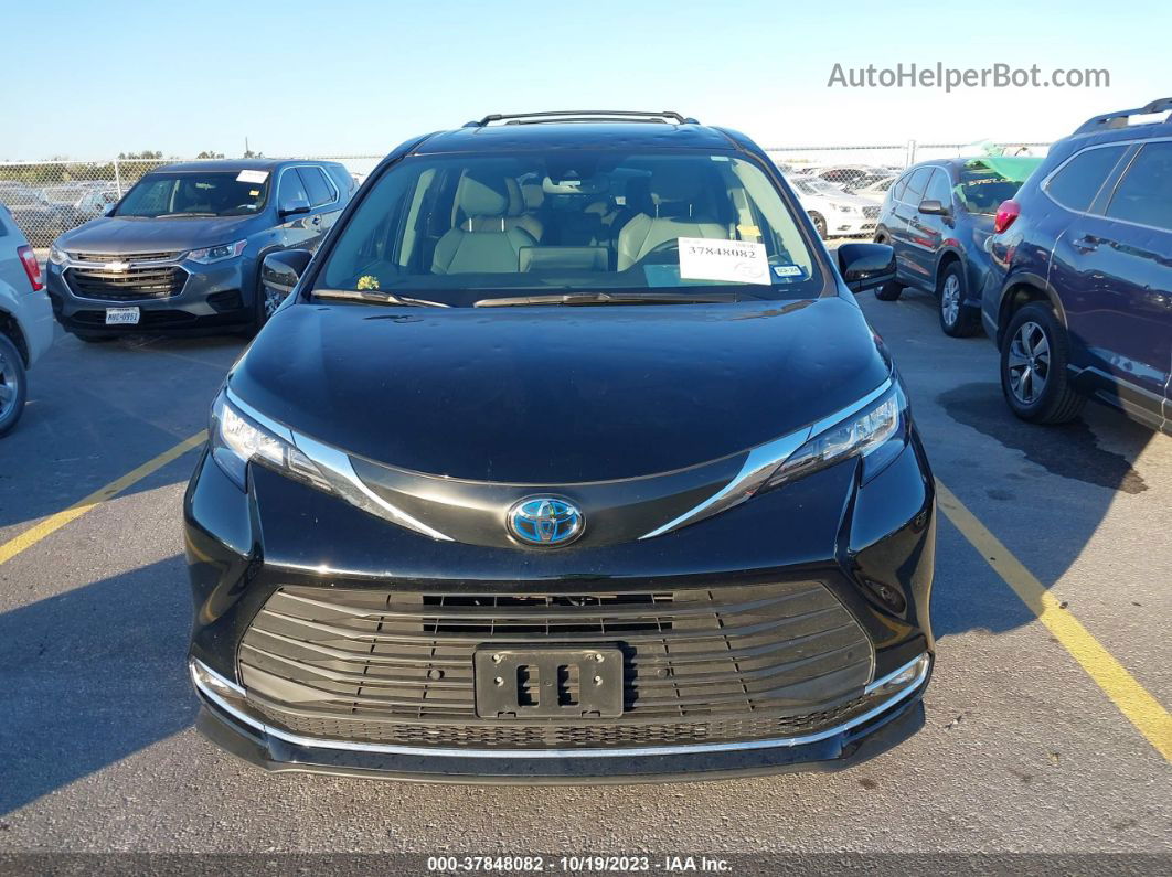 2022 Toyota Sienna Xle Black vin: 5TDYRKEC7NS109115