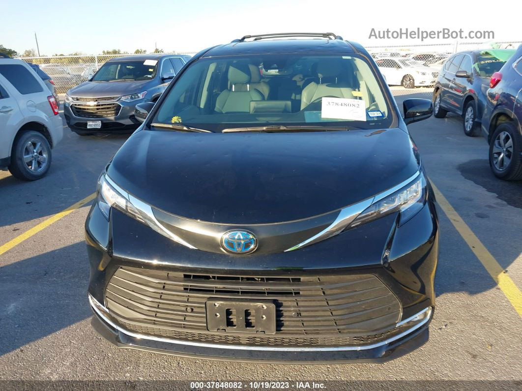 2022 Toyota Sienna Xle Black vin: 5TDYRKEC7NS109115