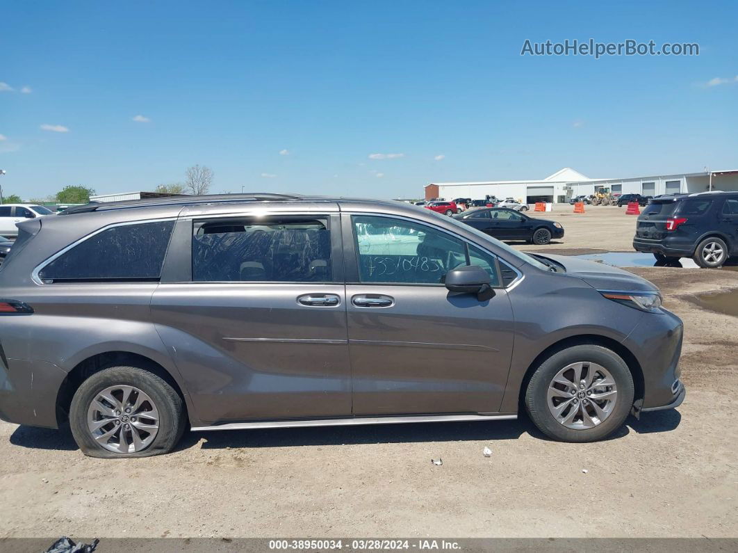 2022 Toyota Sienna Xle Black vin: 5TDYRKEC8N5114940