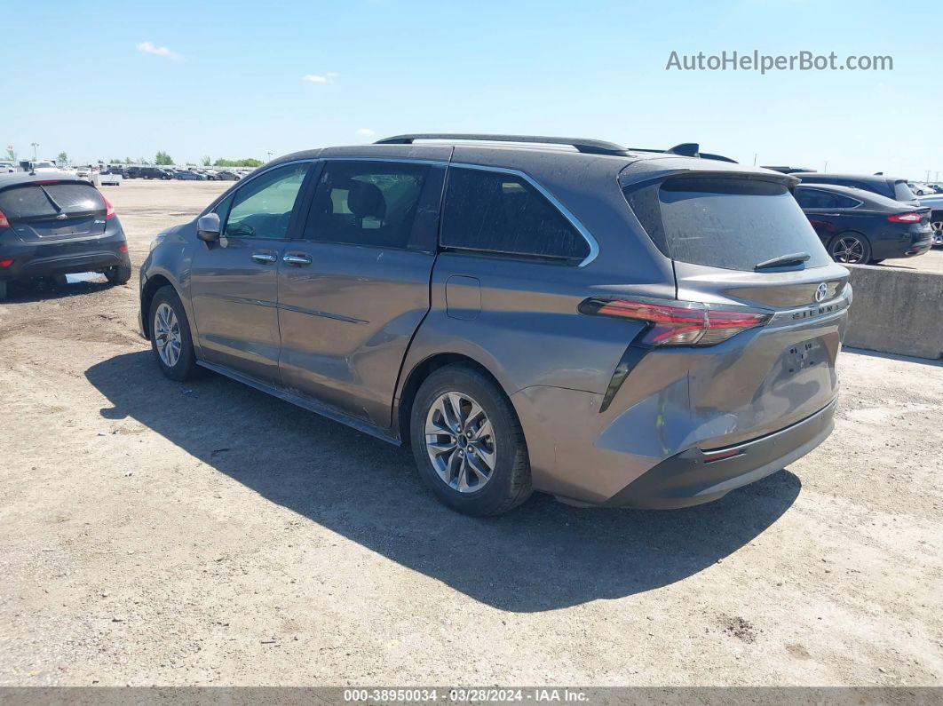 2022 Toyota Sienna Xle Черный vin: 5TDYRKEC8N5114940