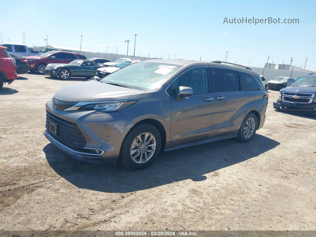 2022 Toyota Sienna Xle Черный vin: 5TDYRKEC8N5114940