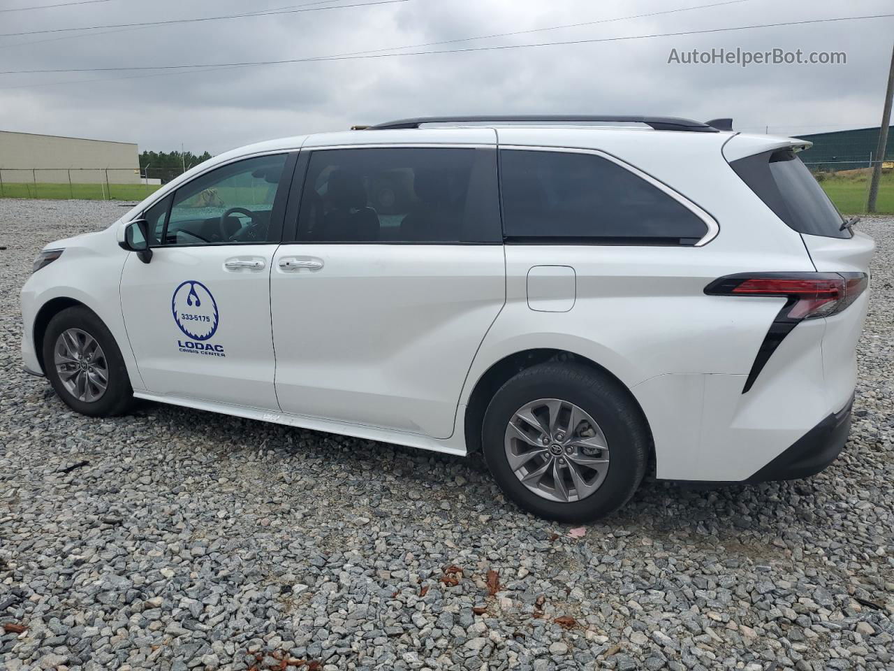 2022 Toyota Sienna Xle White vin: 5TDYRKEC8NS107728