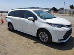 2022 Toyota Sienna Xle White vin: 5TDYRKEC9NS077347