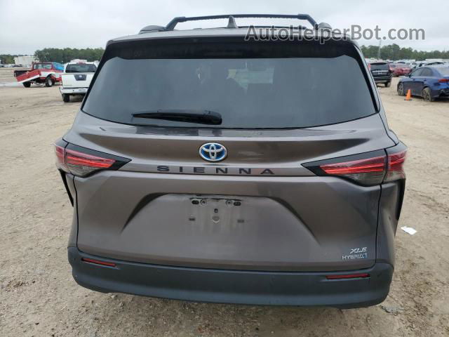 2022 Toyota Sienna Xle Gray vin: 5TDYRKEC9NS099624