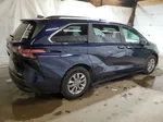 2022 Toyota Sienna Xle Blue vin: 5TDYSKFC1NS059489