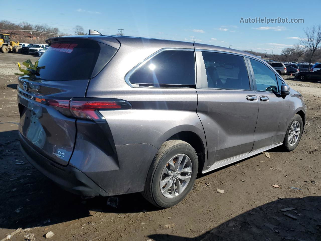 2022 Toyota Sienna Xle Gray vin: 5TDYSKFC4NS041245