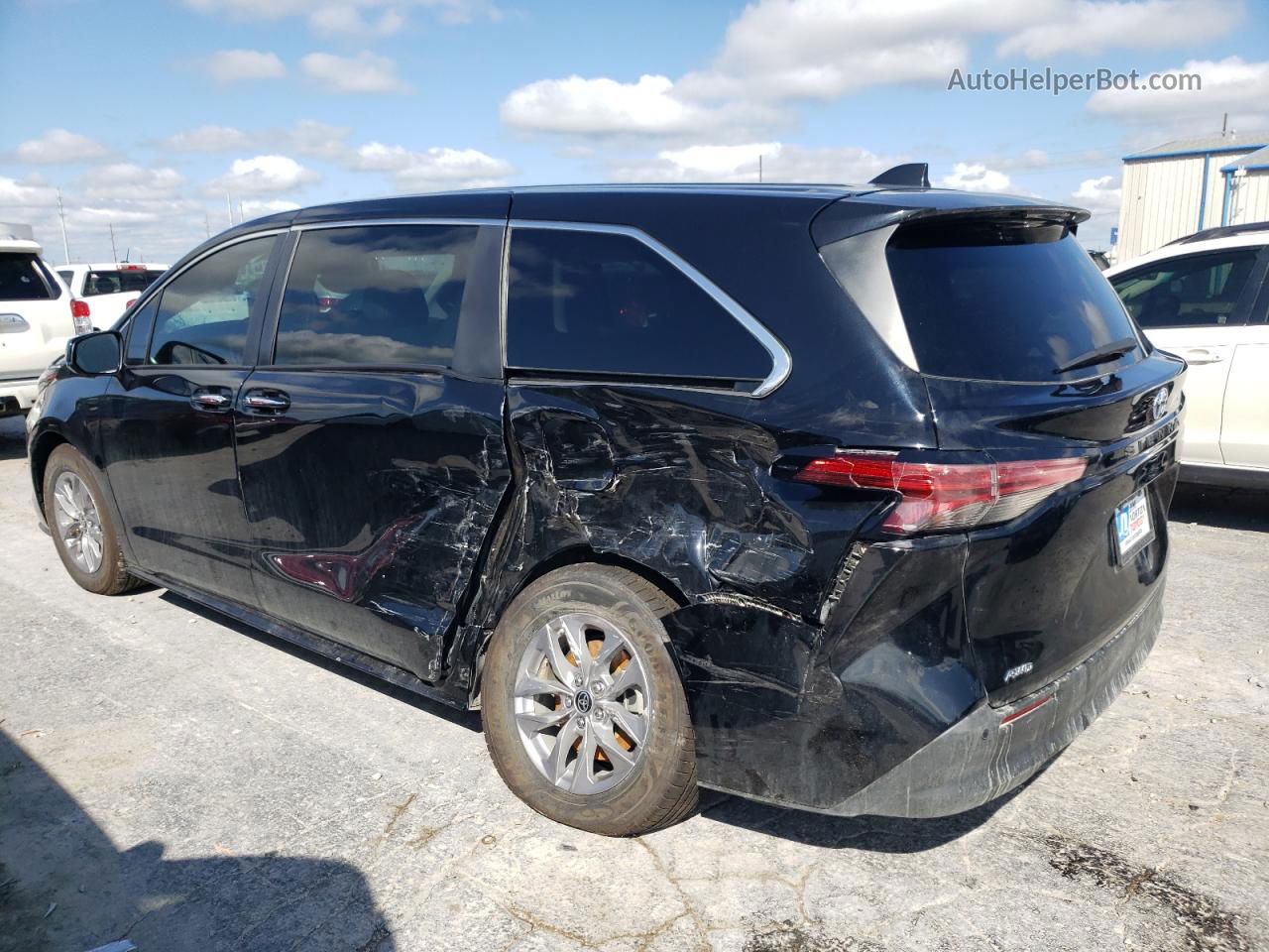 2022 Toyota Sienna Xle Black vin: 5TDYSKFC9NS045100