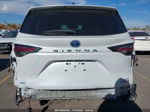 2022 Toyota Sienna Xle White vin: 5TDYSKFCXNS052072