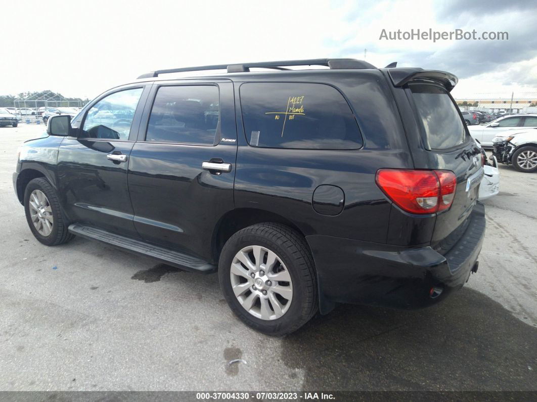 2017 Toyota Sequoia Platinum Черный vin: 5TDYY5G16HS066732