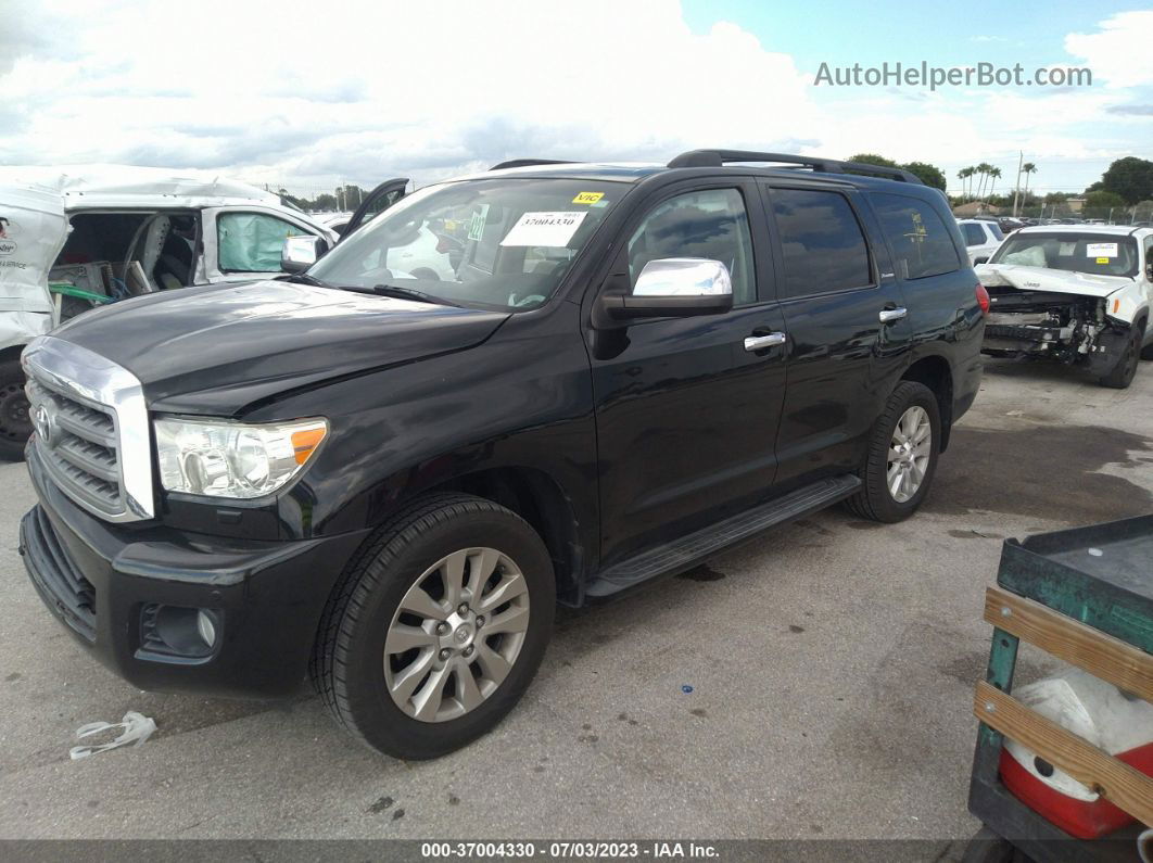 2017 Toyota Sequoia Platinum Черный vin: 5TDYY5G16HS066732