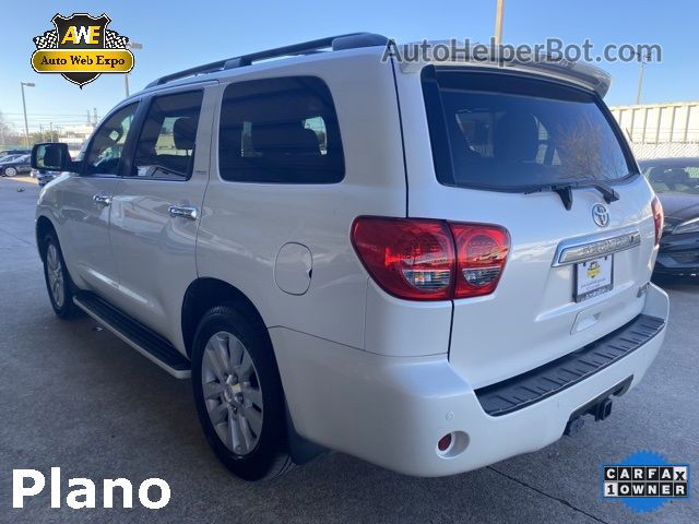 2017 Toyota Sequoia Platinum White vin: 5TDYY5G16HS069212