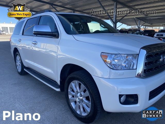 2017 Toyota Sequoia Platinum Белый vin: 5TDYY5G16HS069212