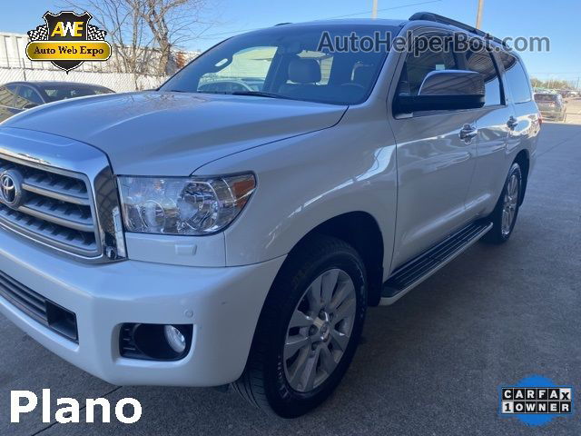 2017 Toyota Sequoia Platinum Белый vin: 5TDYY5G16HS069212