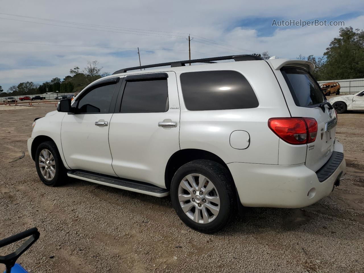 2016 Toyota Sequoia Platinum White vin: 5TDYY5G18GS061045