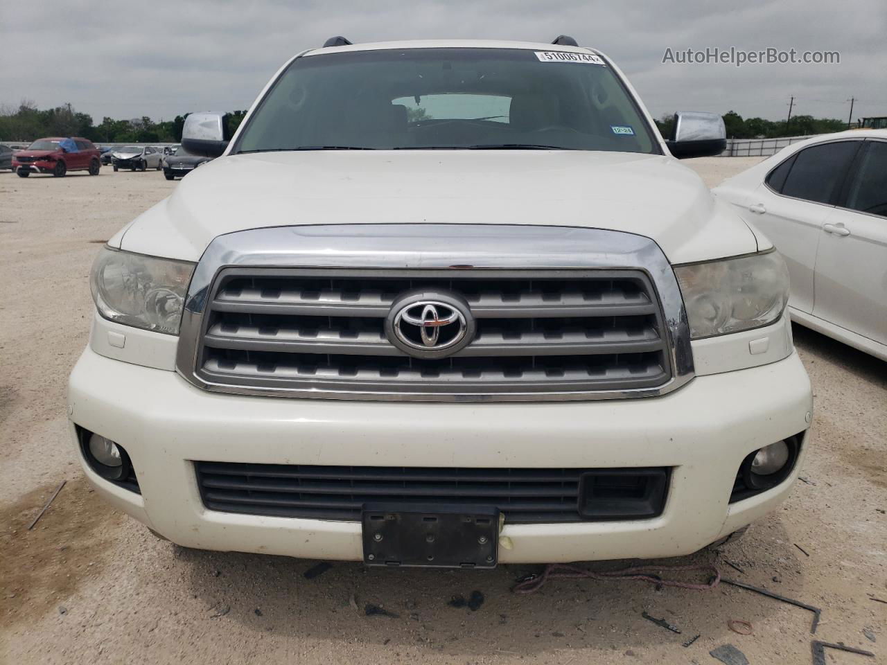 2016 Toyota Sequoia Platinum White vin: 5TDYY5G18GS066407