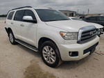 2016 Toyota Sequoia Platinum White vin: 5TDYY5G18GS066407