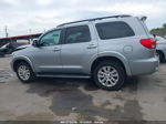 2017 Toyota Sequoia Platinum Серебряный vin: 5TDYY5G18HS067249