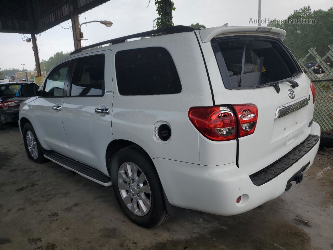 2016 Toyota Sequoia Platinum Белый vin: 5TDYY5G19GS061264